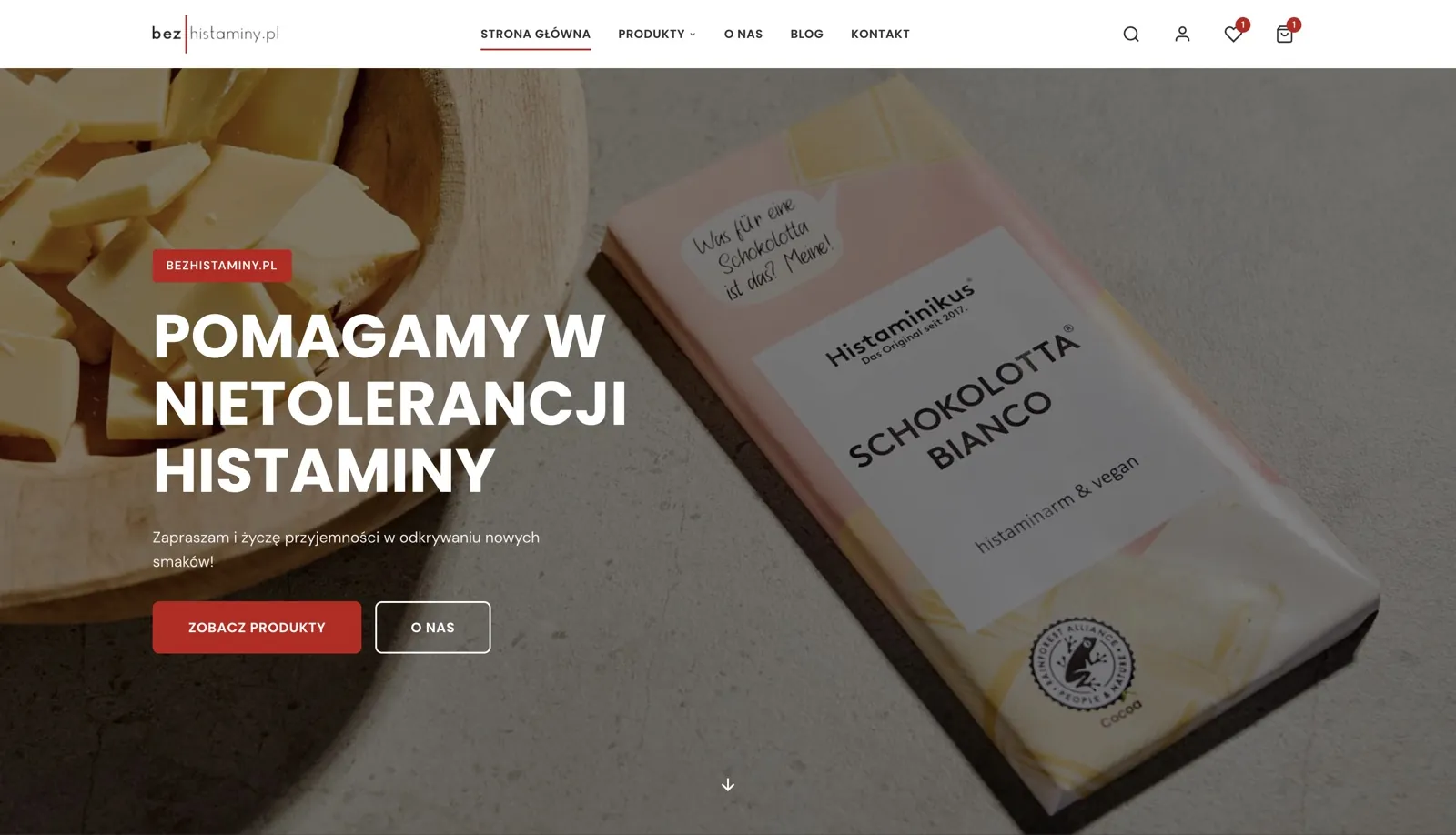 Strona główna sklepu Bez Histaminy