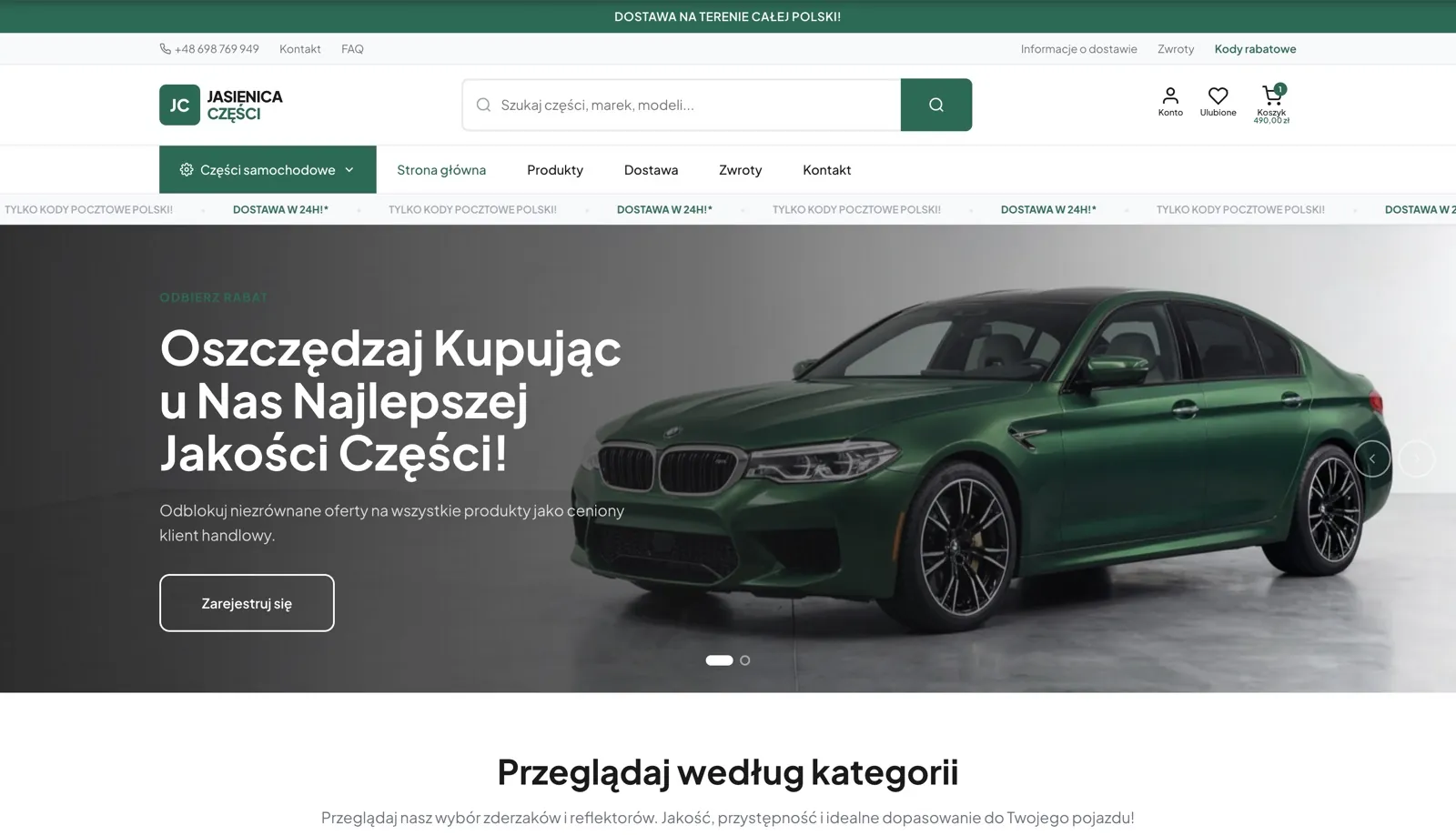 Strona główna sklepu Jasienica Części